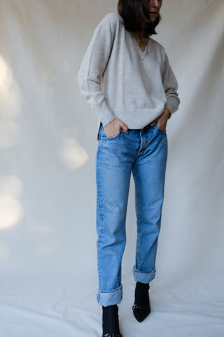 Frame - Le Low Rise V Sweater