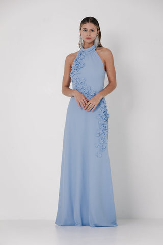 Catherine Regehr - T Neck Clara Sheath with Magnolia Spray Wardrobe Apparel Catherine Regehr - T Neck Clara Sheath with Magnolia Spray Wardrobe Apparel