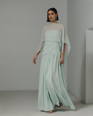 Catherine Regehr - Rene Overlay Shawl-Scarves-Wardrobe Apparel