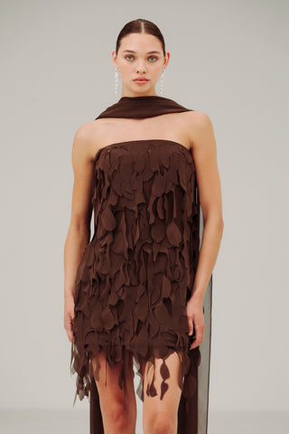 Catherine Regehr - Kelp Mini Dress-Dresses-Wardrobe Apparel