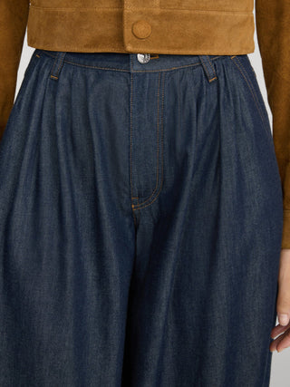 Frame - The Denim Balloon Pant in Rinse-Denim-Wardrobe Apparel