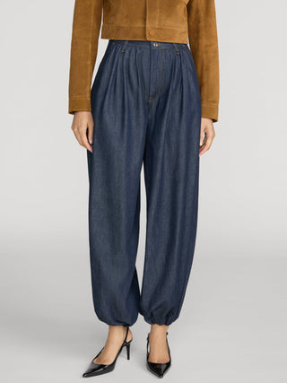 Frame - The Denim Balloon Pant in Rinse-Denim-Wardrobe Apparel