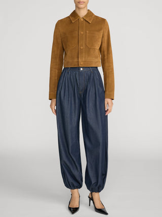 Frame - The Denim Balloon Pant in Rinse-Denim-Wardrobe Apparel