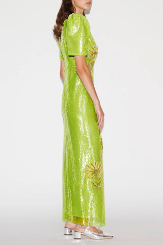 Huishan Zhang - Myrna Maxi Dress-Dresses-Wardrobe Apparel