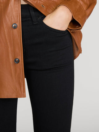 Frame - The Flare in Black-Denim-Wardrobe Apparel