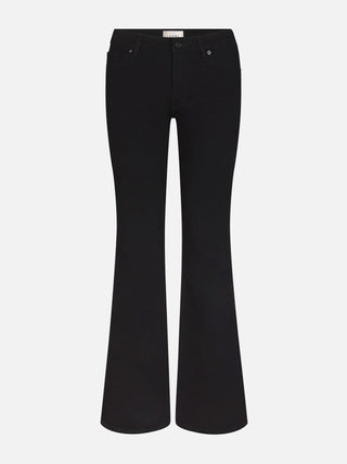 Frame - The Flare in Black-Denim-Wardrobe Apparel