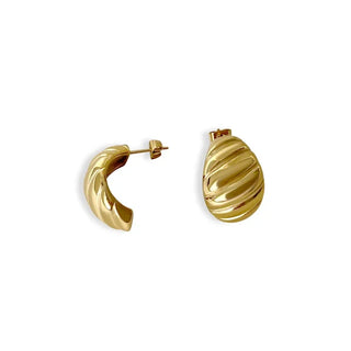 Anisa Sojka - Chunky Shell Earrings-Earrings-Wardrobe Apparel