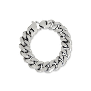Anisa Sojka - Silver Chain Link Bracelet-Jewellery-Wardrobe Apparel