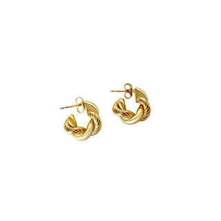 Anisa Sojka - Mini Twisted Hoop Earrings