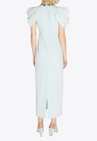 Huishan Zhang - Damia Dress in Light Blue-Dresses-Wardrobe Apparel