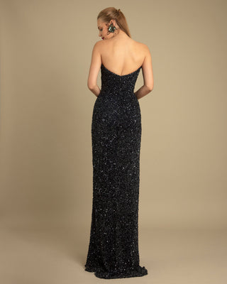 Gemy Maalouf - Strapless Beaded Gown