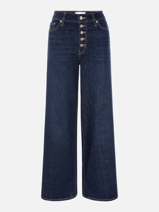 Frame - Le Slim Palazzo Exposed Button in Fairway
