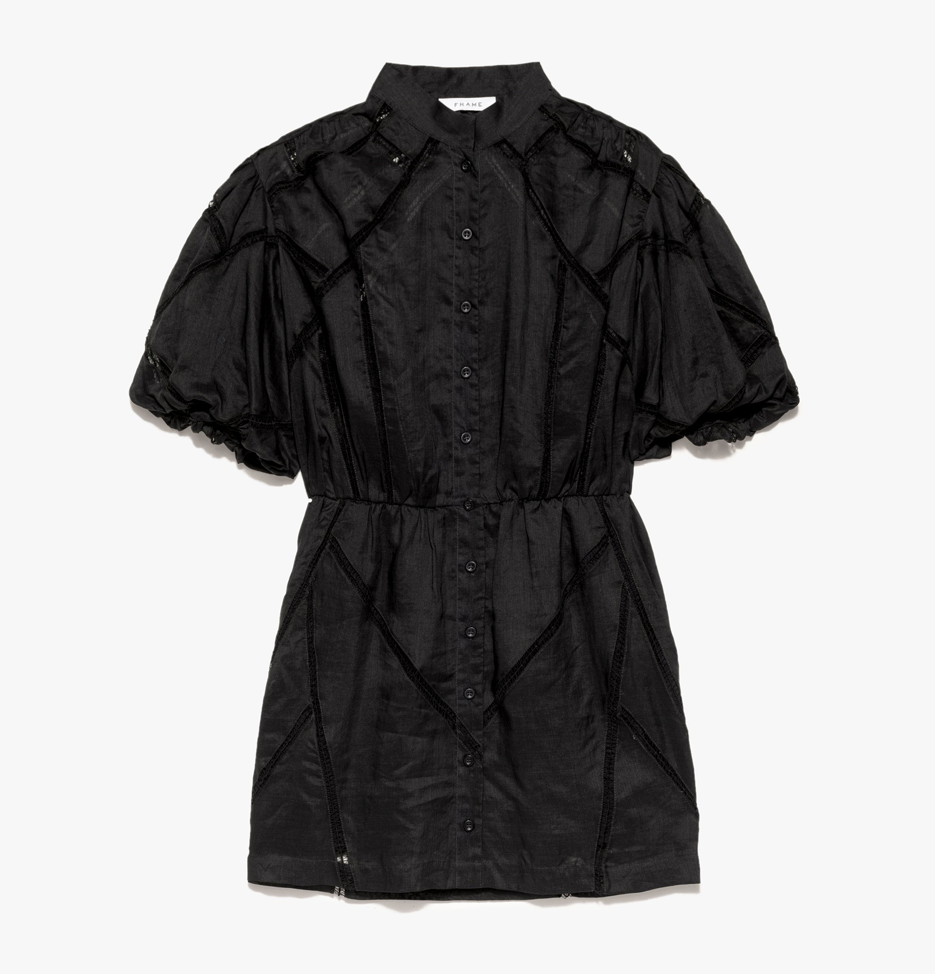 frame black lace dress FRAME Women's The Heirloom Dress | Black