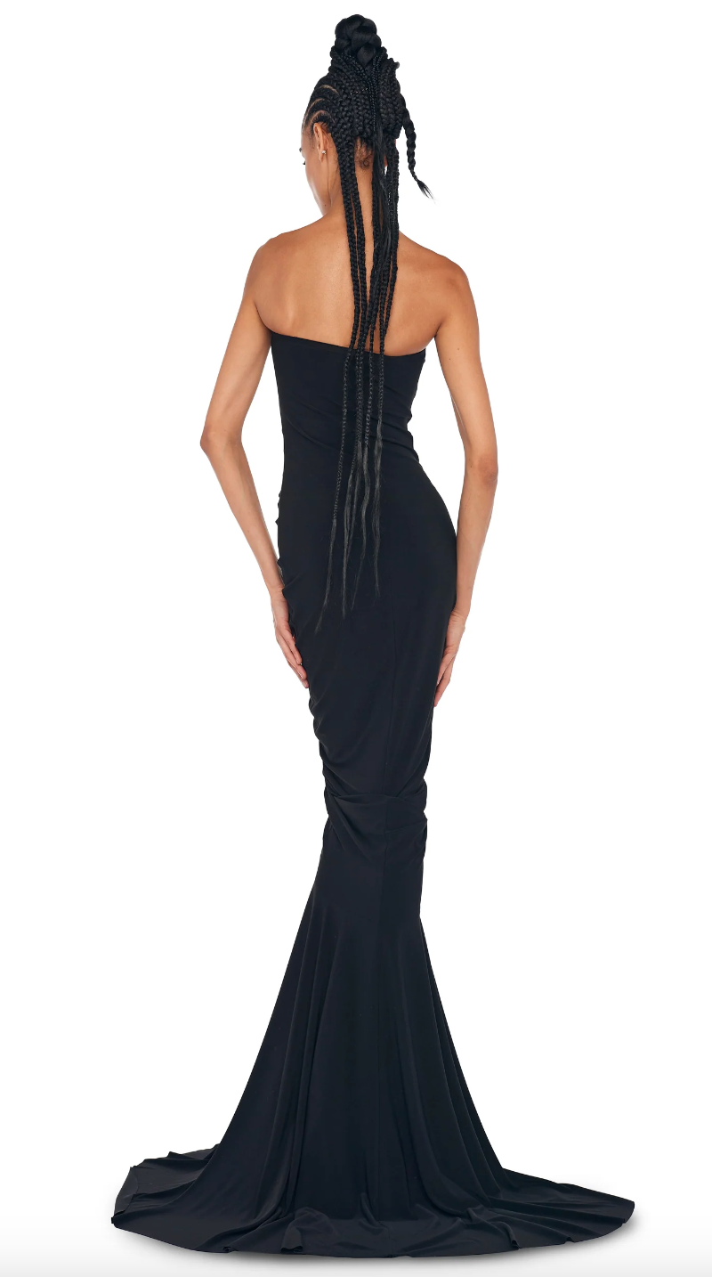 Norma Kamali Strapless mermaid-style long Dress M / Black