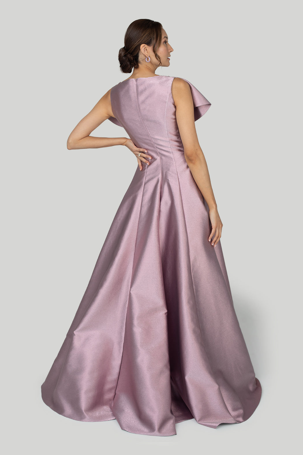 Gemy Maalouf Bow-like Princess Cut Long Dress – Wardrobe Apparel