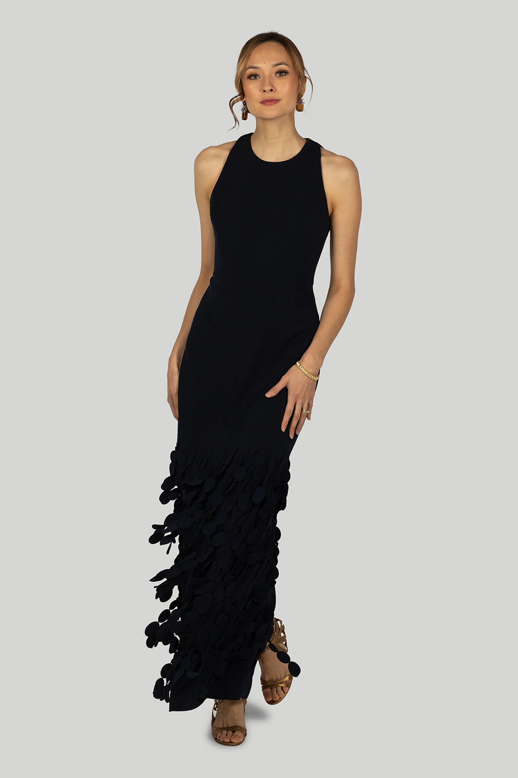 Catherine Regehr - Tank Sheath with Mini Swinging Ovals Wardrobe Apparel Catherine Regehr - Tank Sheath with Mini Swinging Ovals Wardrobe Apparel