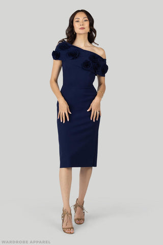Greta Constantine - Loanne Rose Dress-Dresses-Wardrobe Apparel
