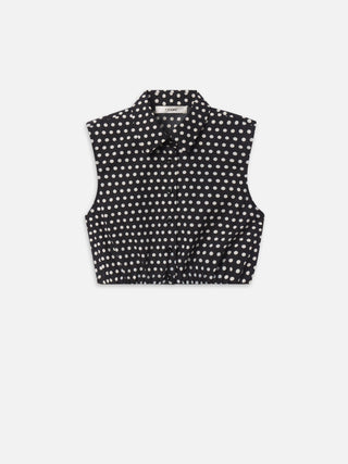 Frame - The Polka Dot Top-Shirts & Tops-Wardrobe Apparel