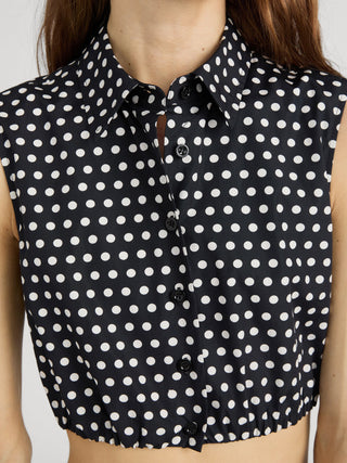Frame - The Polka Dot Top-Shirts & Tops-Wardrobe Apparel