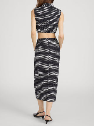 Frame - The Polka Dot Top-Shirts & Tops-Wardrobe Apparel