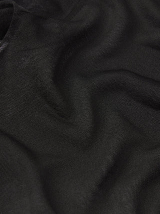 Frame - The Luxe Cardi in Black-Shirts & Tops-Wardrobe Apparel