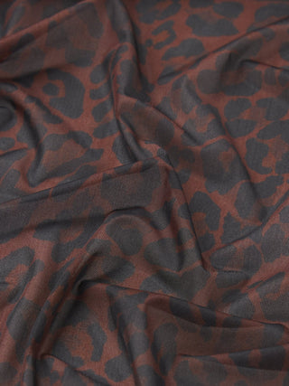 Frame - The Hoisery Top in Dark Leopard Multi-Shirts & Blouses-Wardrobe Apparel