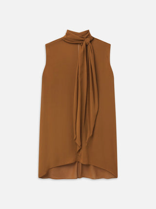 Frame - The Wisp Tie Dress in Bronze-Dresses-Wardrobe Apparel