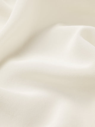 Frame - The Contrast Tie Shirt in Cream-Shirts & Blouses-Wardrobe Apparel
