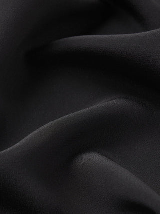 Frame - The Silk Arcadia Top in Black-Shirts & Blouses-Wardrobe Apparel