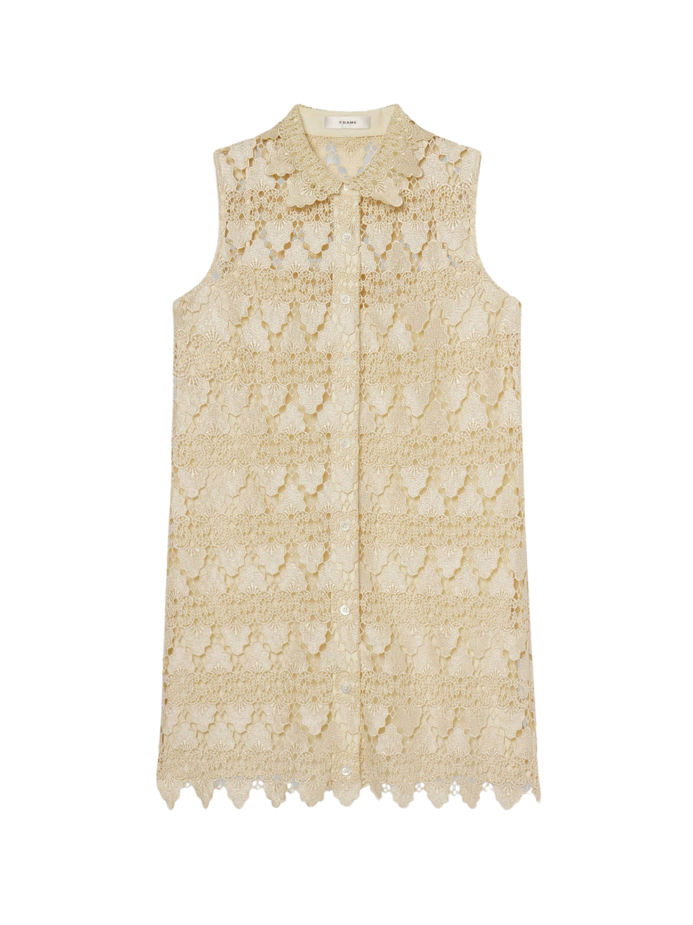frame deco lace dress FRAME The Deco lace Dress | Multicolor