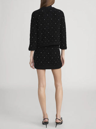 Frame - The Embellished Jacket in Black-Coats & Jackets-Wardrobe Apparel