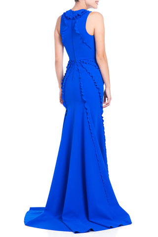 Back of Cobalt Gown