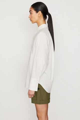 Frame - The Oversize Shirt Blanc