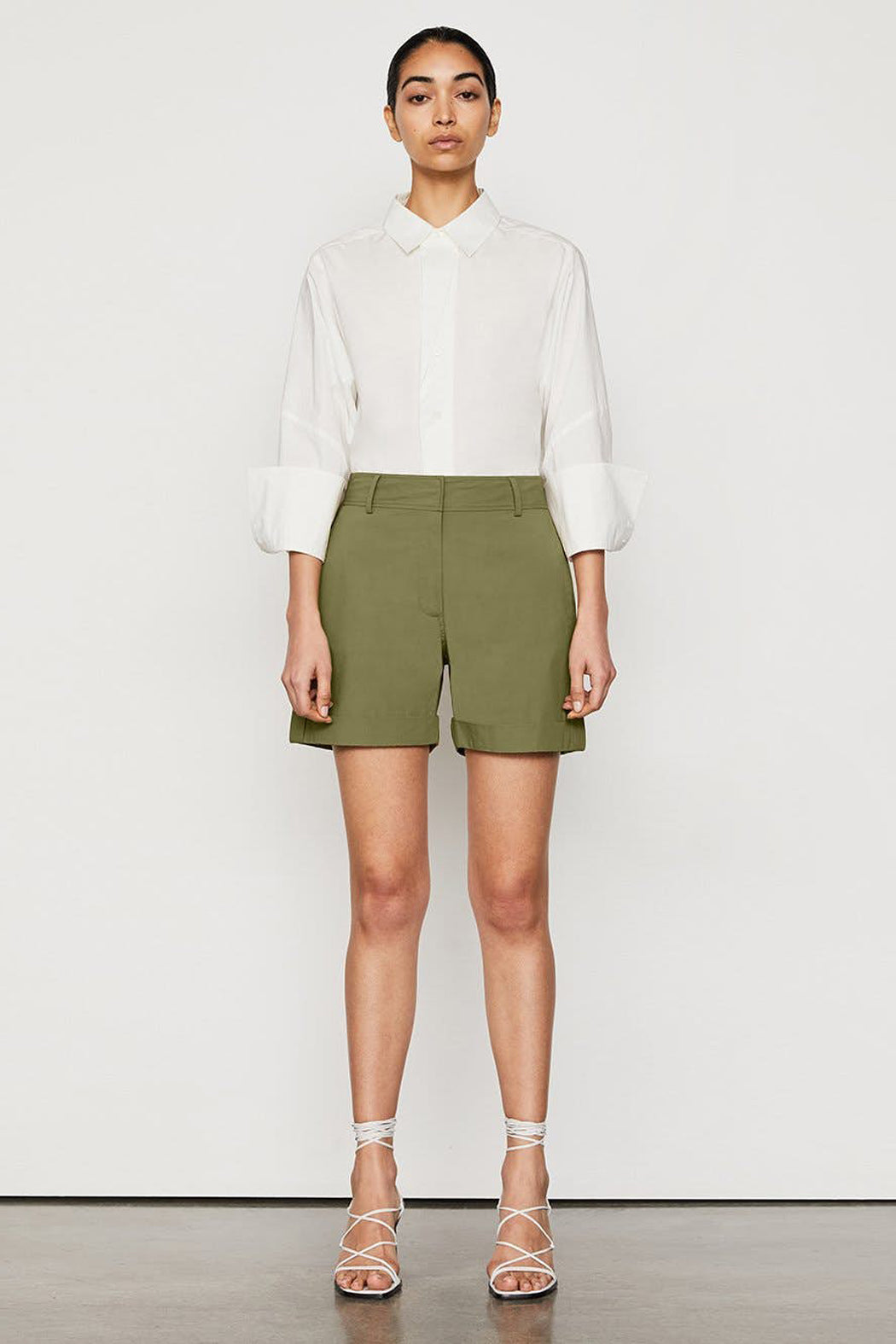 Frame The Oversize Shirt Blanc – Wardrobe Apparel