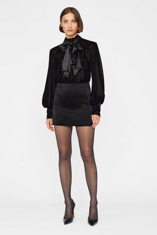 Frame - Seamed Mini Skirt