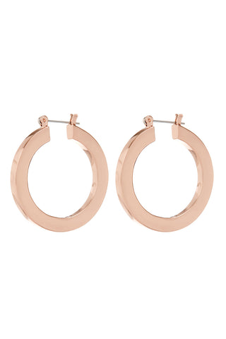 Luv Aj - Celine Hoops - Rose Gold-Jewellery-Wardrobe Apparel