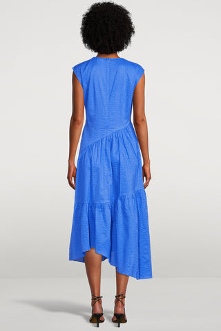 Frame - Gathered Seam Dress Cornflower Blue
